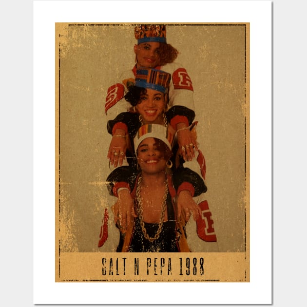 Salt N Pepa 1988 Wall Art by Pinjem Seratus